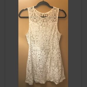 NWOT Lacey Creamy/Off White Dress